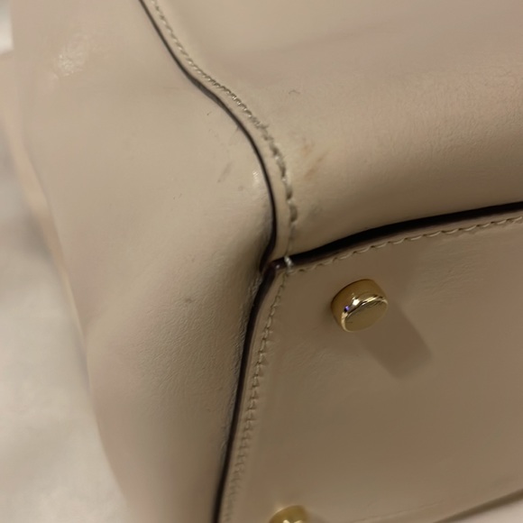 Kate Spade Laurel Magnolia Park Cream Satchel Crossbody Detachable Strap - Picture 10 of 16